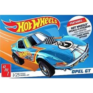AMT Hot Wheels  Opel GT - Plastic Model Car Vehicle Kit - 1/25 Scale